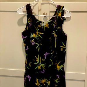Mini floral sheath dress